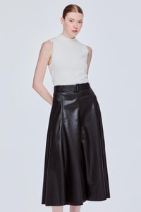 Panelled Flare Skirt