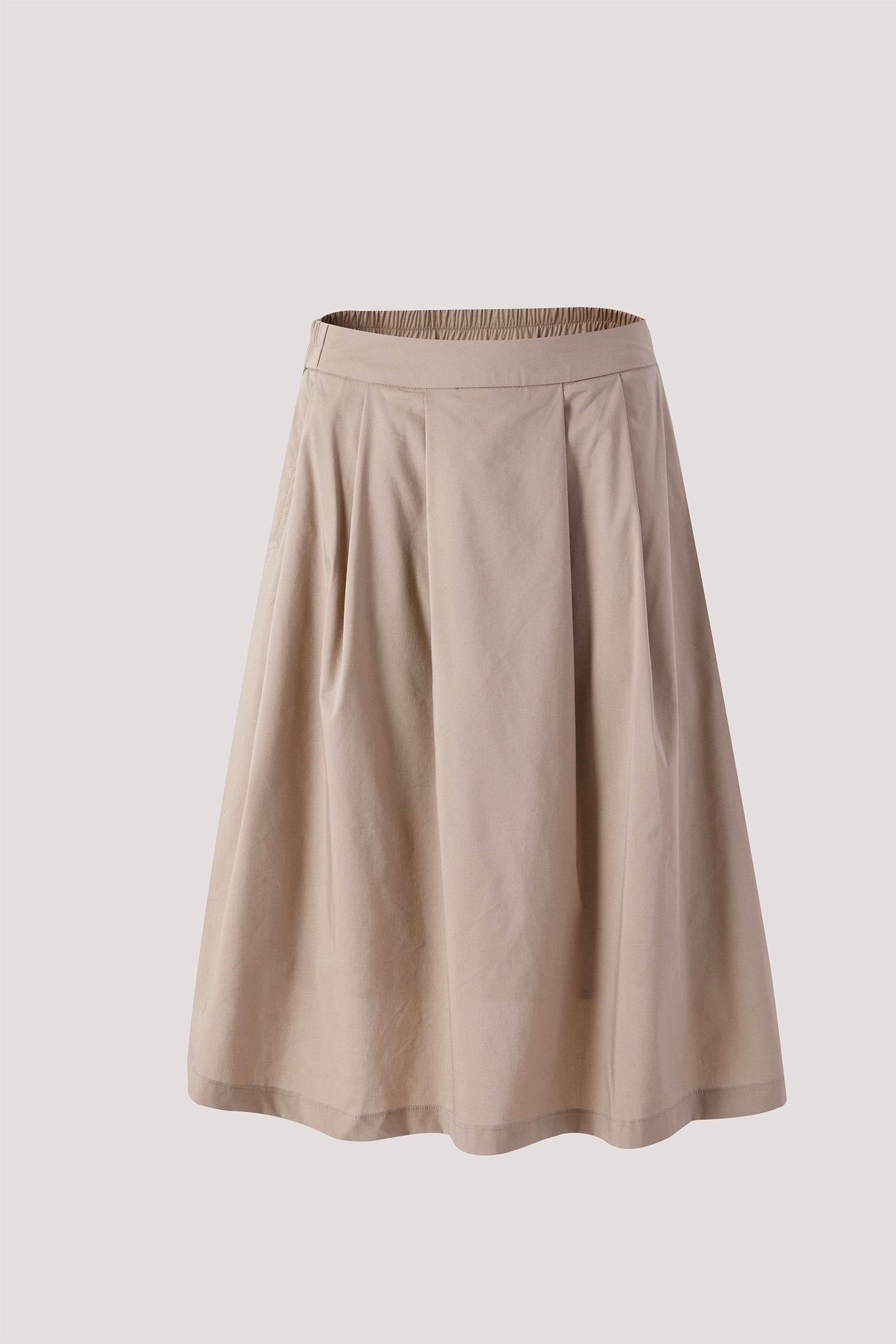 Pleats Flare Skirt