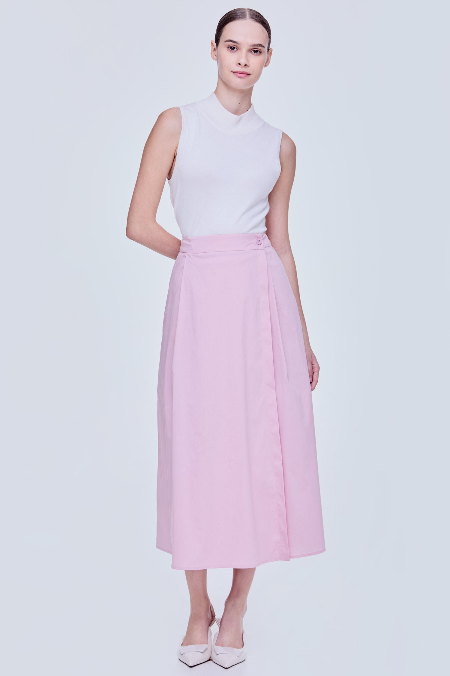 Front Slit Flare A-Line Skirt – iORA