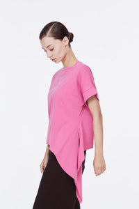Asymmetrical Hem Blouse