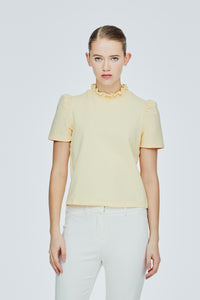 Ruffled Neck Blouse