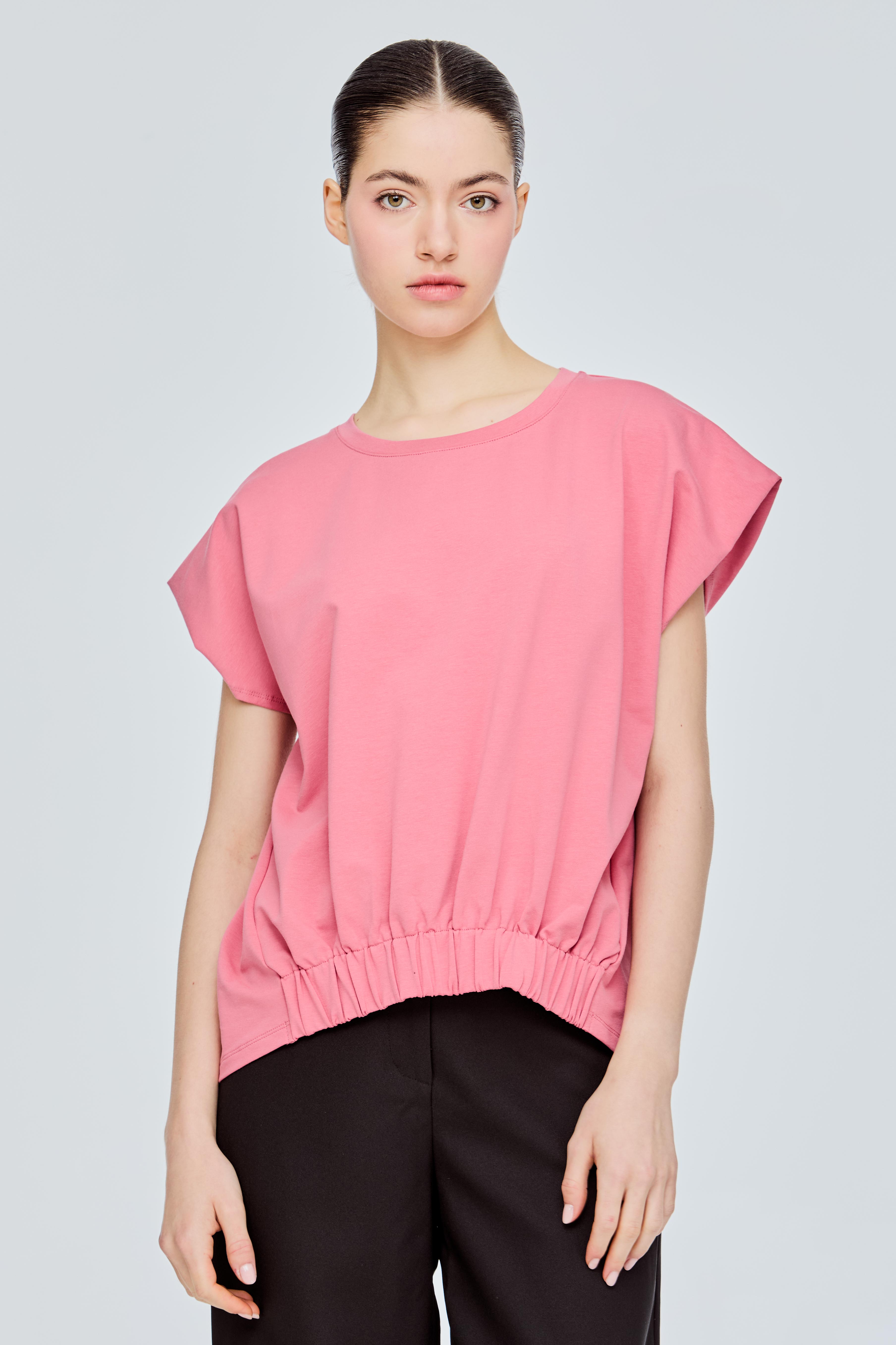 Elasticated Sleeveless Top