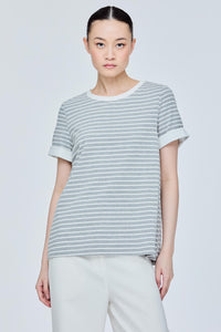 Basic Contrast Stripes Tee