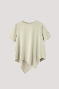 Asymmetrical Panel Hem Tee