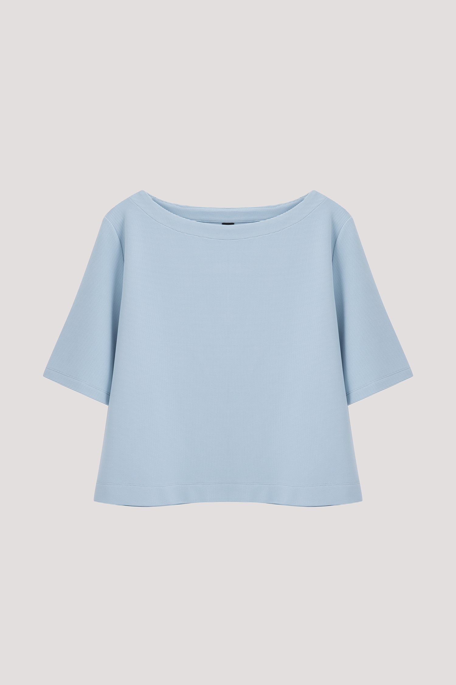 Fine Textured Half Sleeve Top