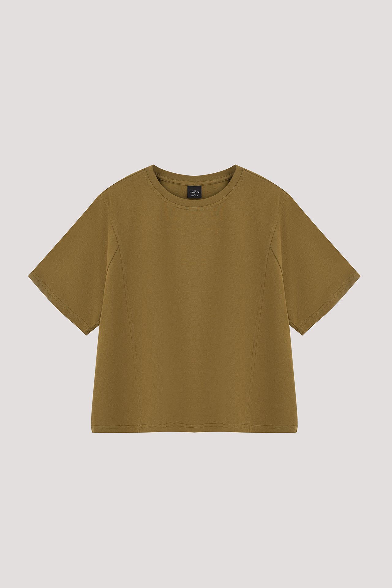 Cropped Panelled Tee