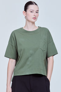 Panelled Boxy Tee