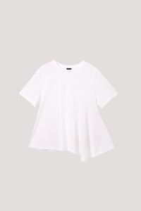 Asymmetrical Flounce Tee
