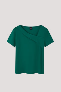 Asymmetrical Neck Blouse