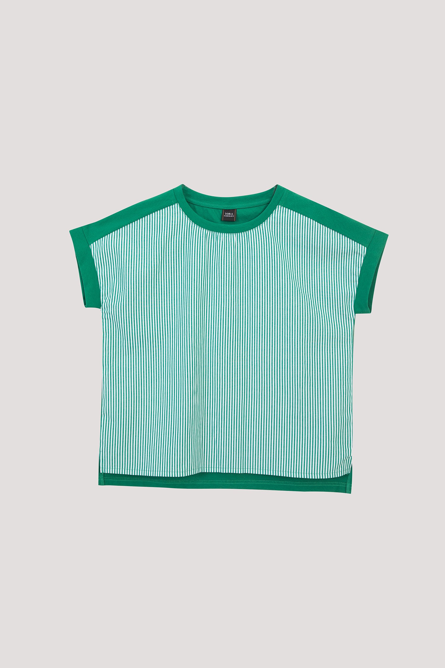 Contrast Fabric Tee