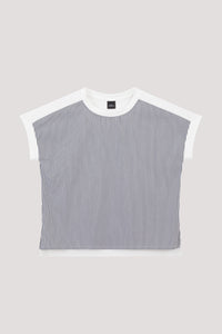 Contrast Fabric Tee