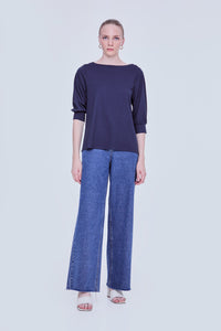 Basic Half-Length Sleeve Top