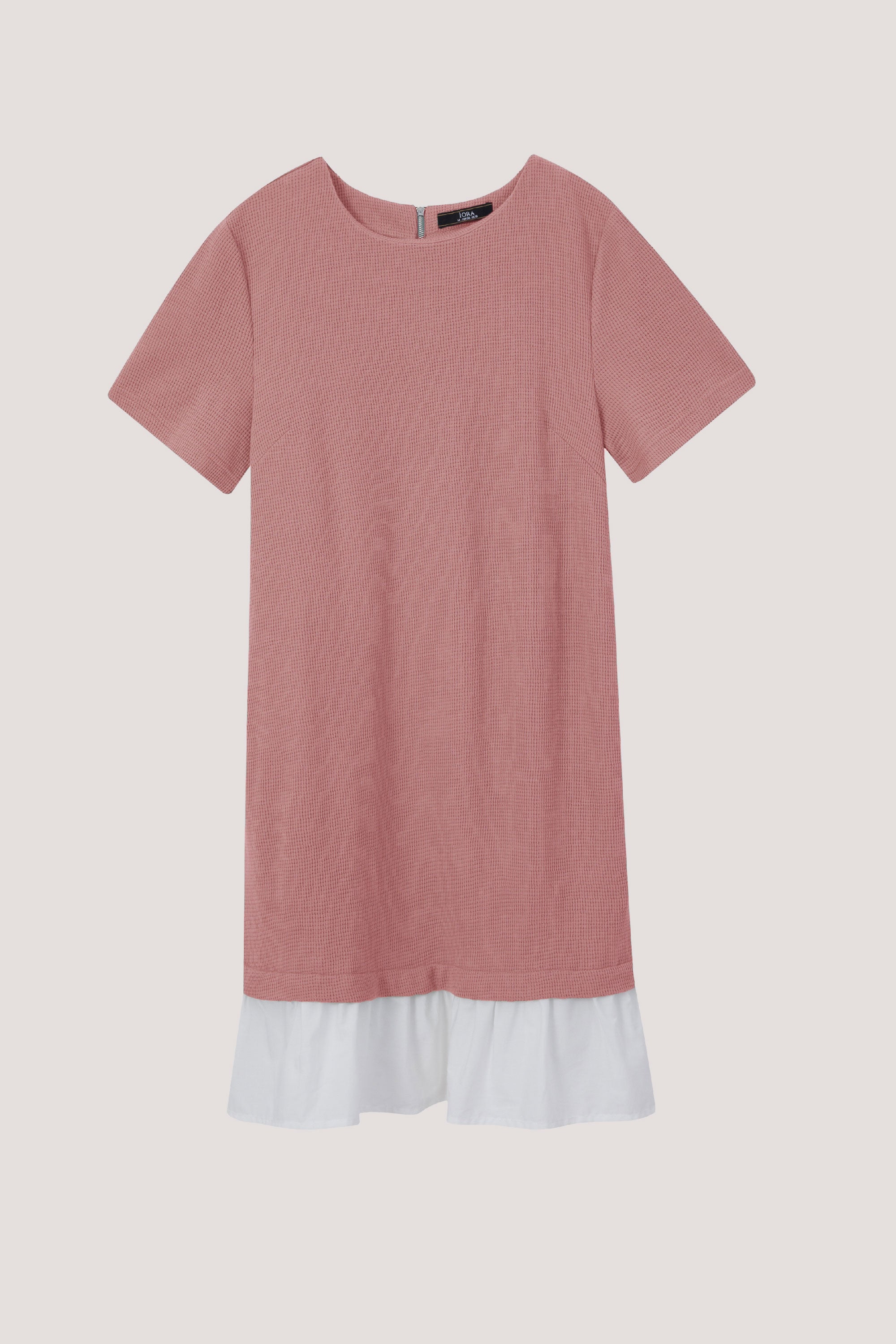 Contrast Textured Dress