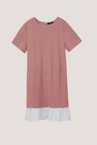 Contrast Textured Dress