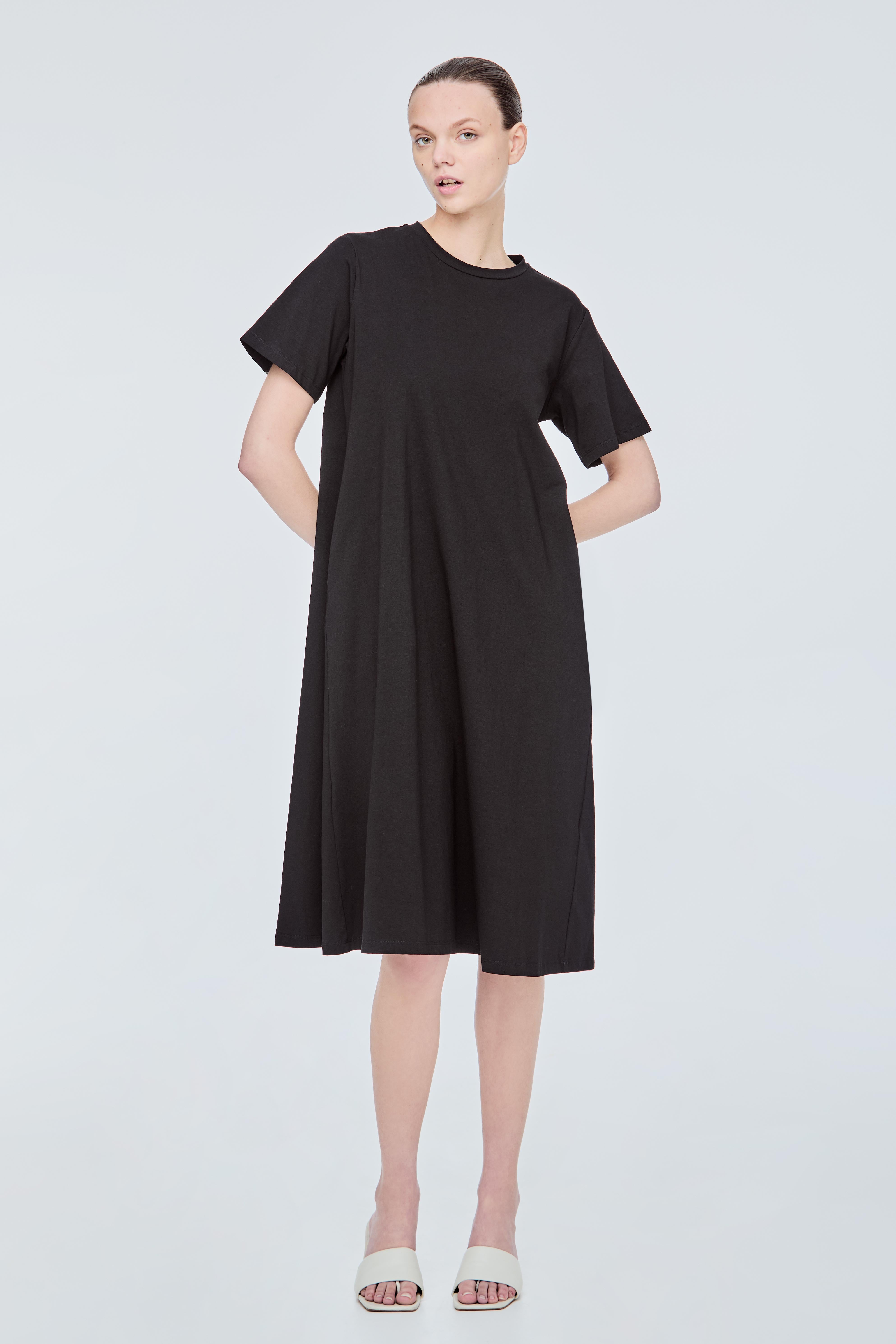 Flare Boxy T-Shirt Dress