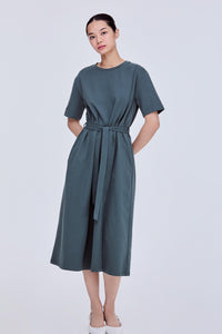 Self Tie Shift Dress