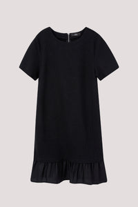 Contrast Textured Dress