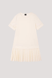 Pleated T-shirt Dress