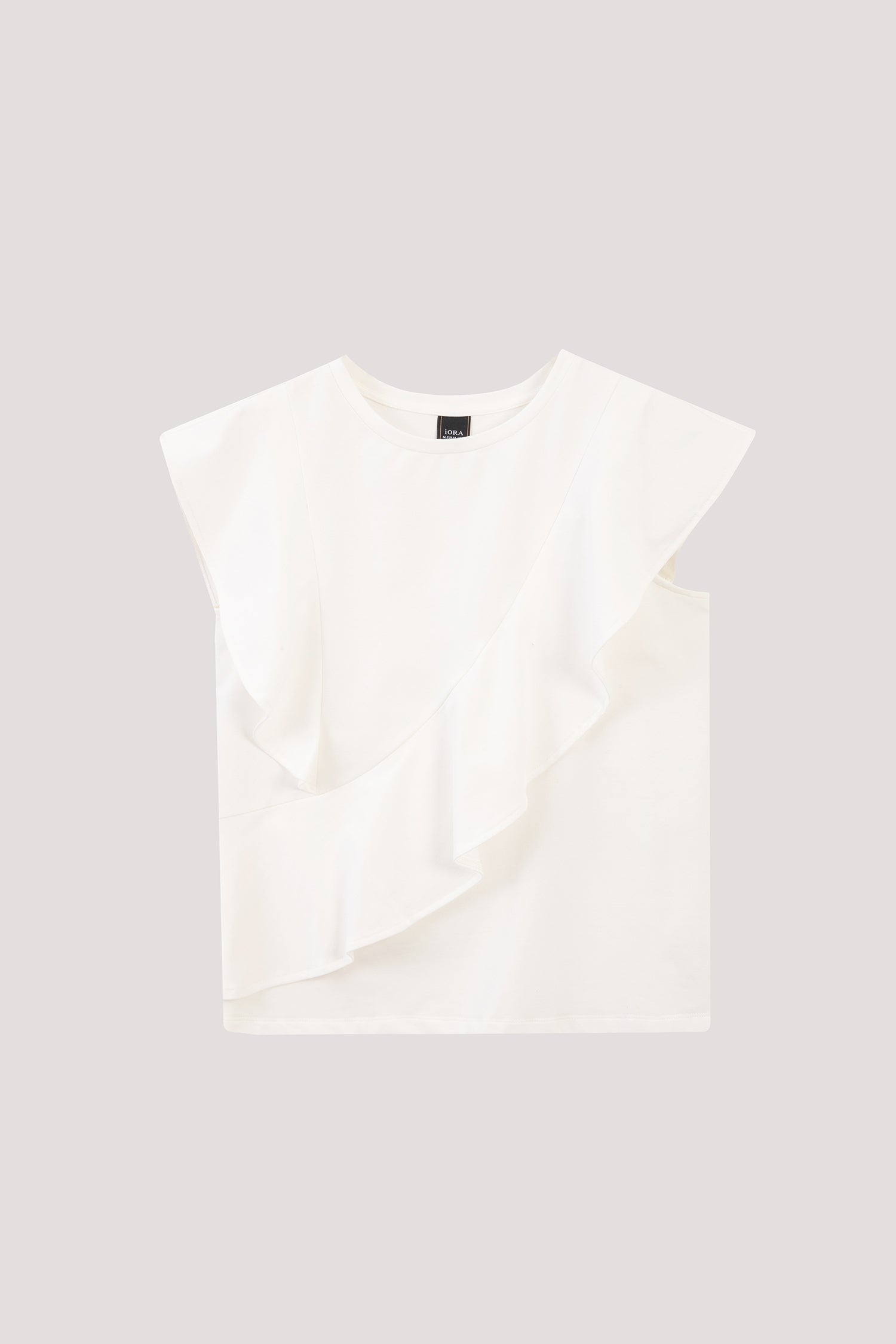 Cross Body Ruffled Top