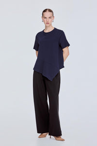 Asymmetrical Panel Hem Tee