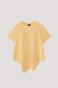 Asymmetrical Panel Hem Tee