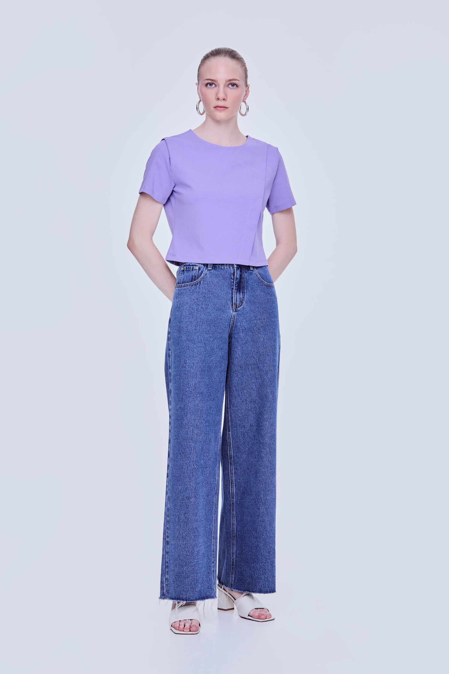 Overlap Short Sleeve Tee