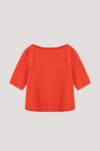 Fine Textured Half Sleeve Top