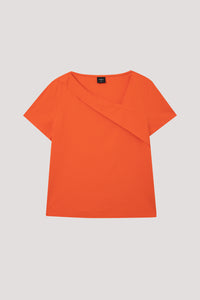 Asymmetrical Neck Blouse