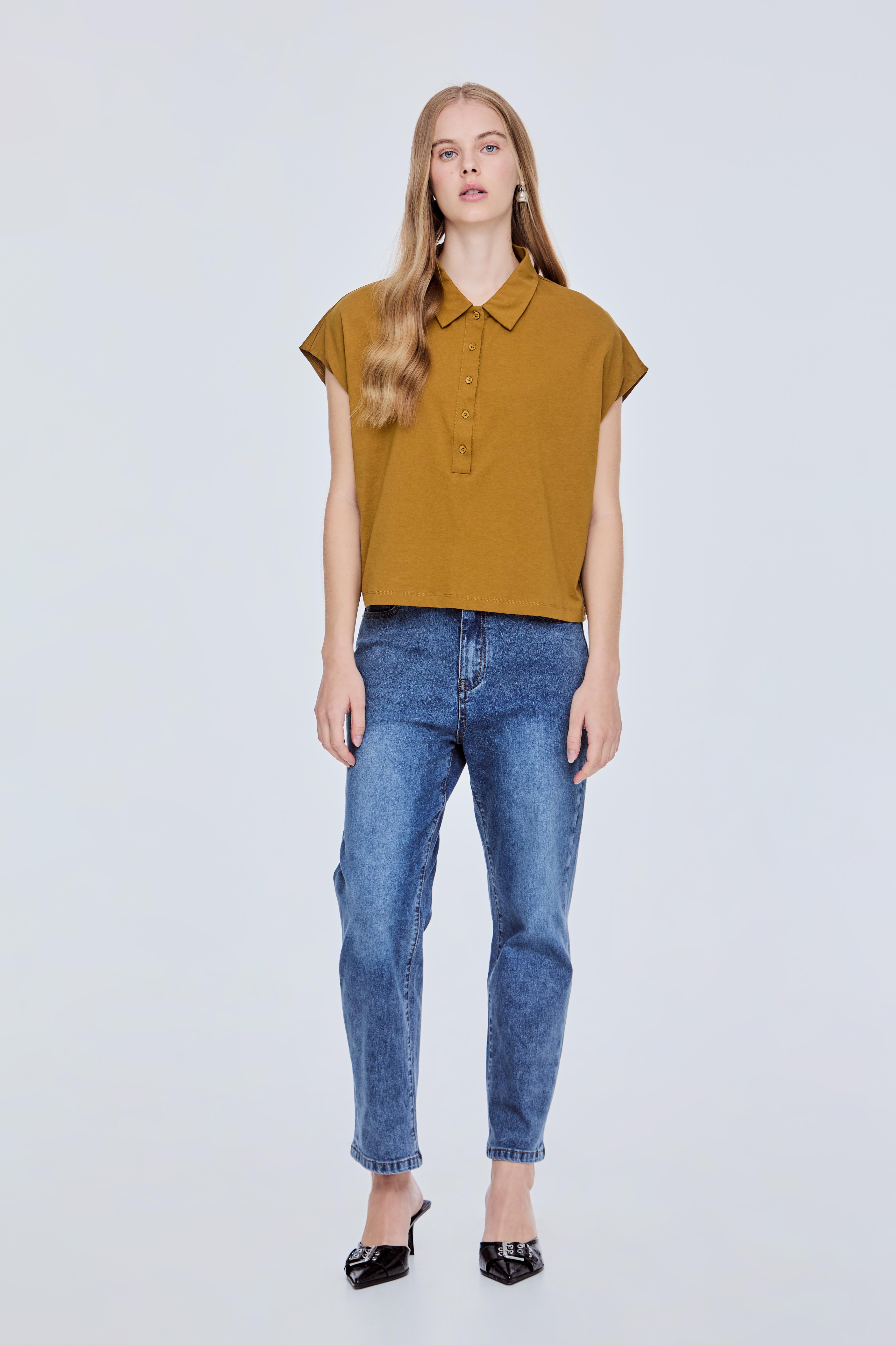 Collared Magyar Tee