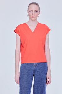 V-Neck Boxy Vest Top