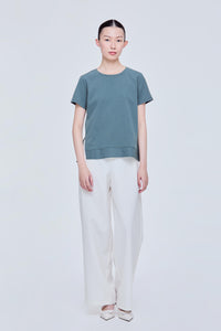 Asymmetrical Slit Tee