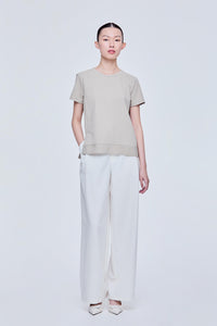 Asymmetrical Slit Tee
