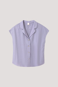 Boxy Lapel Blouse
