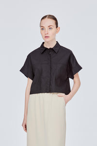 Oversized Collared Button Down