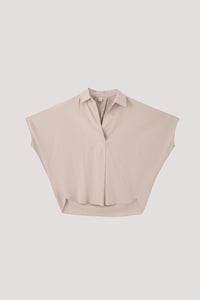 Oversized Asymmetrical Hem Magyar Blouse