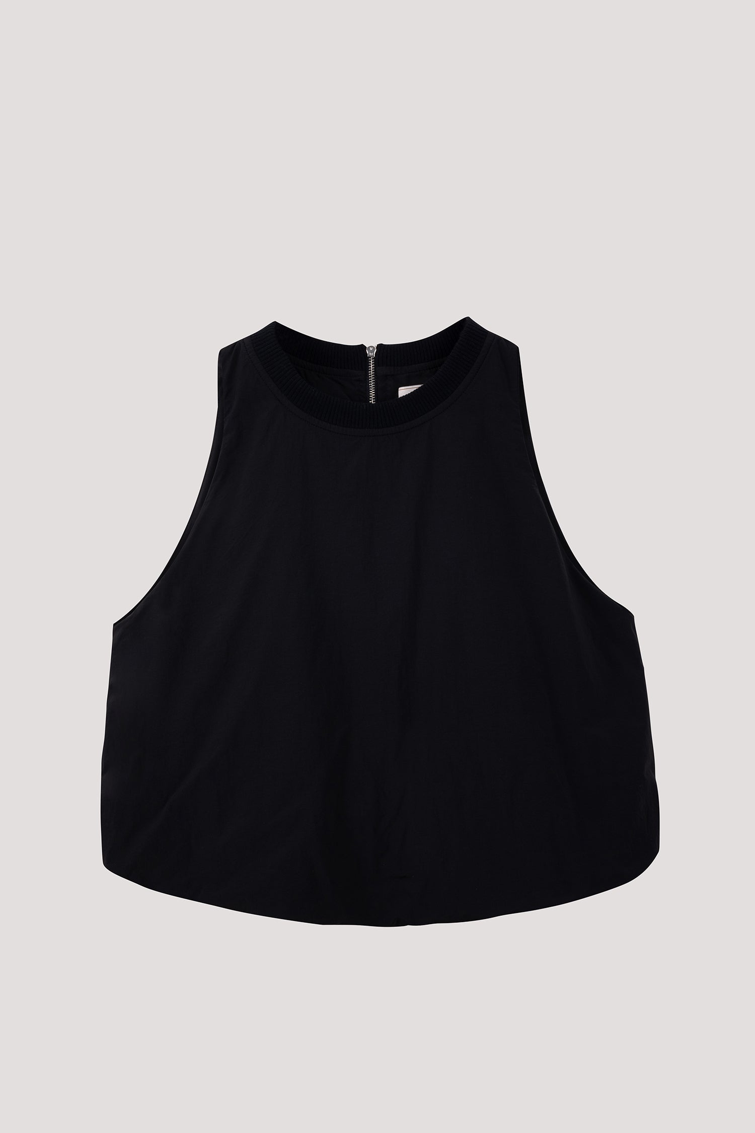 bubble hem sleeveless tops
