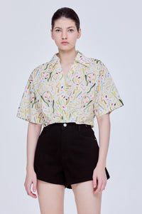 Doodle Print Blouse