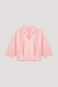 Pleated Half Sleeves Blouse