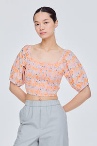 Printed Cropped Top