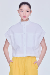 High-Neck Magyar Vest Top