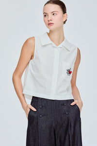 Tweety Embroidered Top