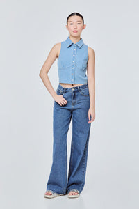 Corset Denim Style Top