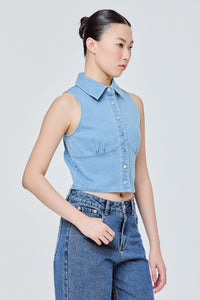 Corset Denim Style Top