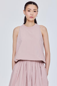 Bubble Hem Sleeveless Top