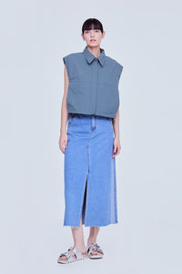 Sleeveless Boxy Vest Top