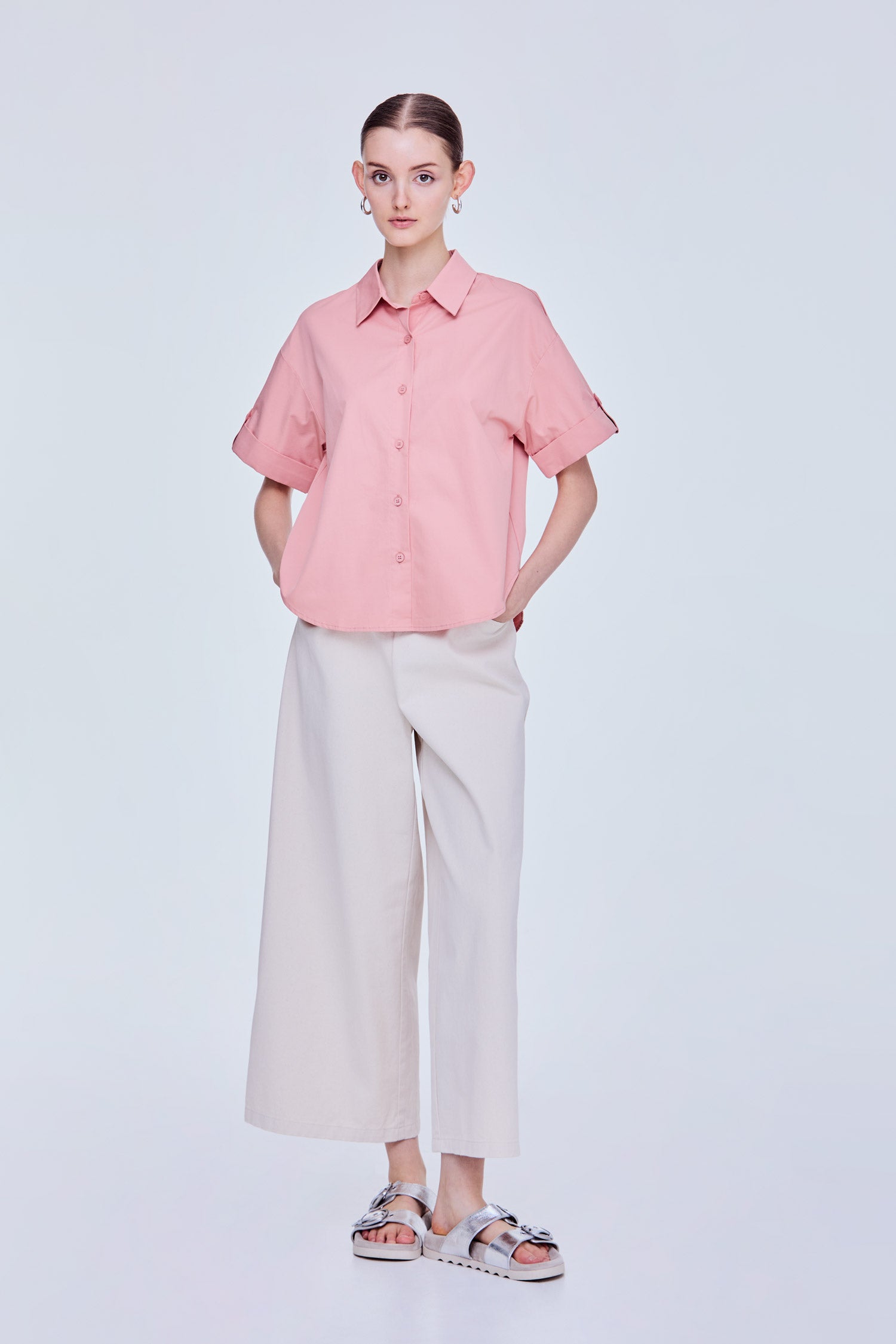 Short Sleeve Shirt Collar