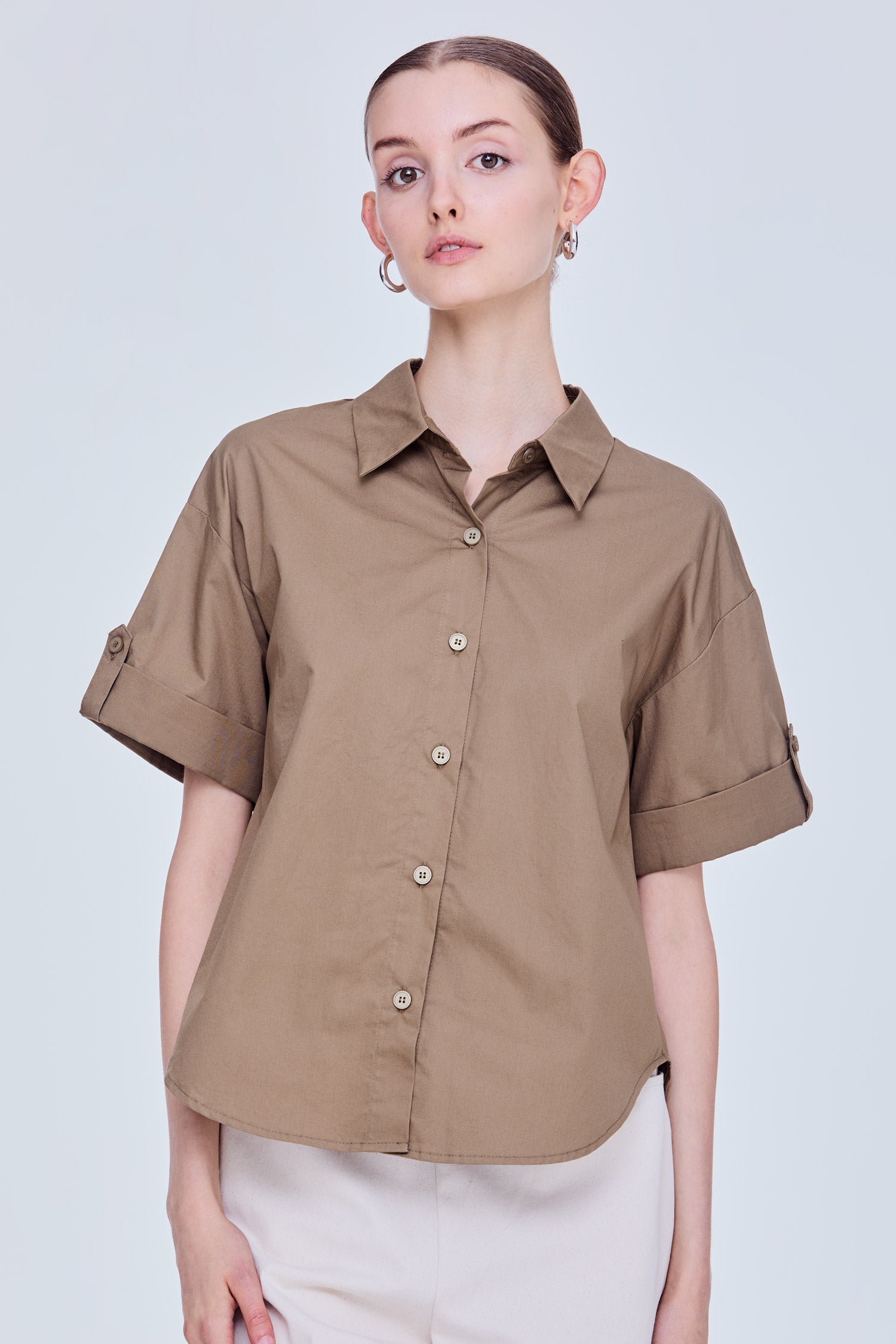 Short Sleeve Shirt Collar