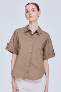Short Sleeve Shirt Collar