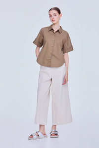 Short Sleeve Shirt Collar