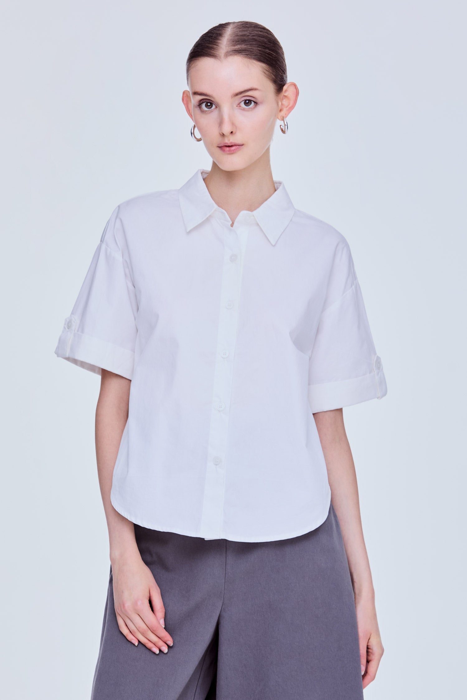 Short Sleeve Shirt Collar